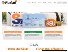Tablet Screenshot of flarian.com